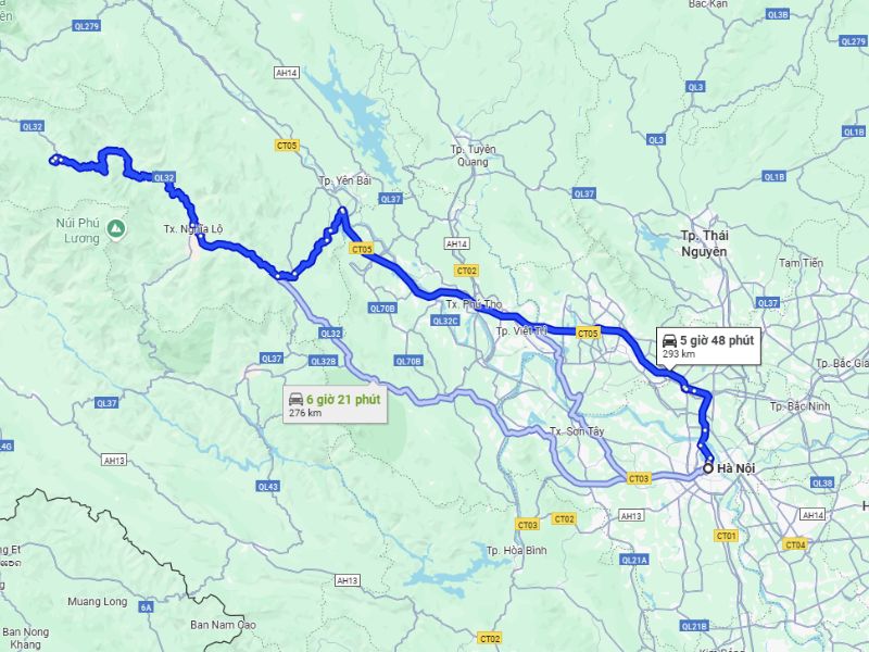 Các Điểm Nổi Bật Trên Hành Trình Hà Nội Mù Cang Chải