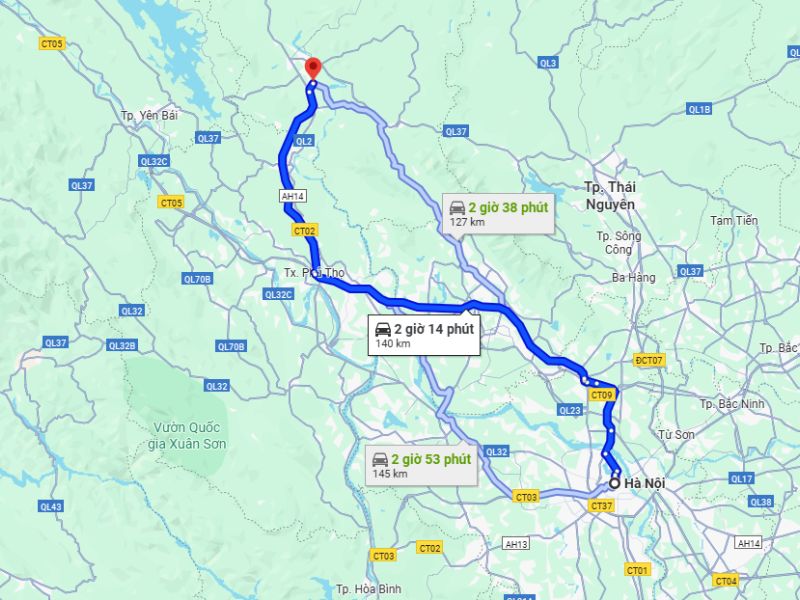 [Nguyên Xe] Bảng Giá Thuê Xe Limousine Hà Nội Tuyên Quang