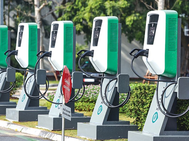 Các vị trí phổ biến của trạm sạc xe điện VinFast