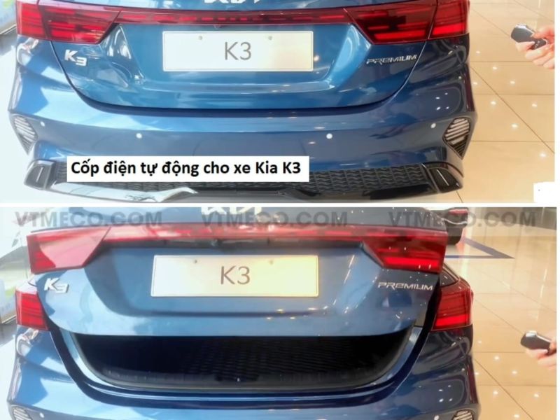 Cách đóng cốp xe Kia K3 đúng kỹ thuật