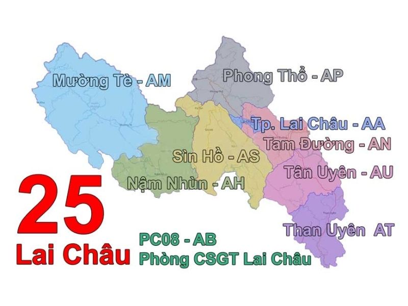 Cơ sở pháp lý quy định biển số xe Lai Châu
