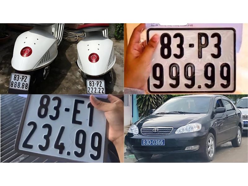 Ký hiệu biển số xe máy tại các đơn vị hành chính thuộc tỉnh Sóc Trăng