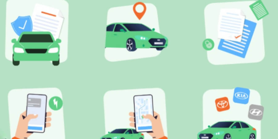 các app thuê xe tự lái