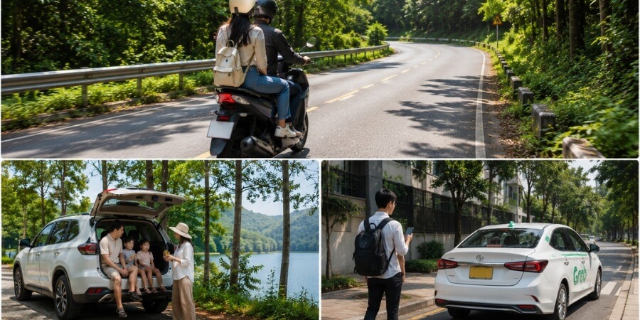 Kinh nghiệm đi suối Trúc bằng các phương tiện