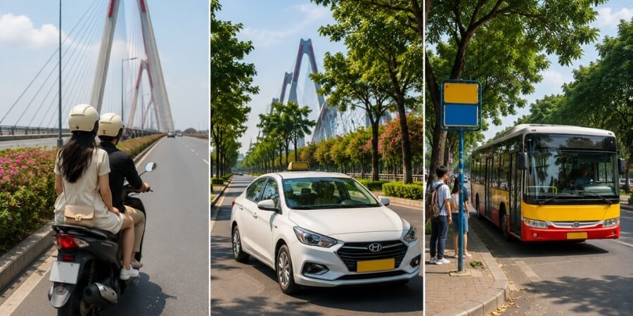 Kinh nghiệm đi vườn hoa Nhật Tân cách di chuyển