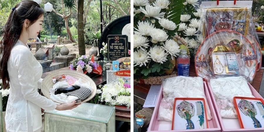 Kinh nghiệm đi viếng cô sáu nghiêm trang