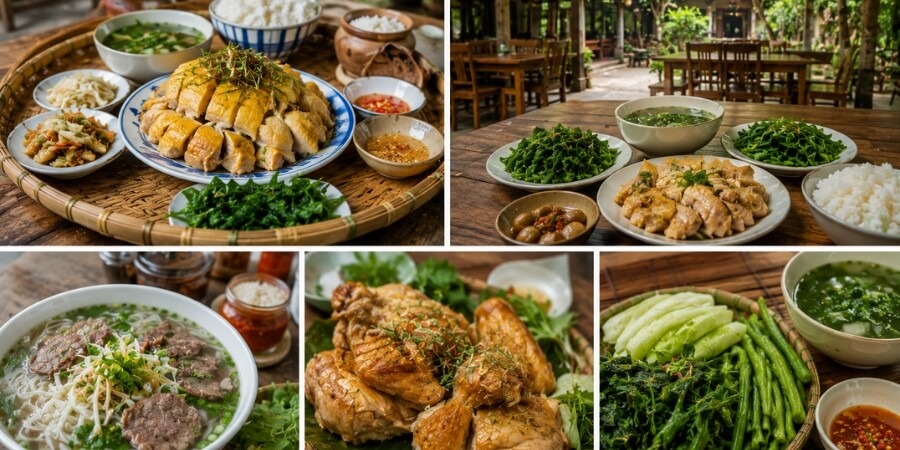 Kinh nghiệm đi chùa Tây Phương các món ăn dân dã