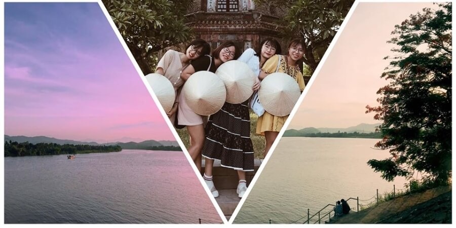 Kinh nghiệm đi chùa Thiên Mụ không gian thoáng mát và trữ tình