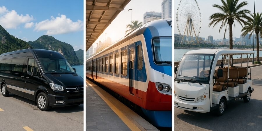 Kinh nghiệm đi Bãi Cháy phương tiện di chuyển