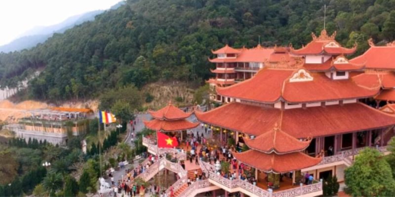kinh nghiệm đi chùa cái bầu