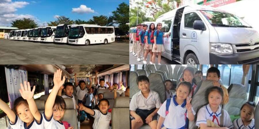 thuê xe đưa đón học sinh
