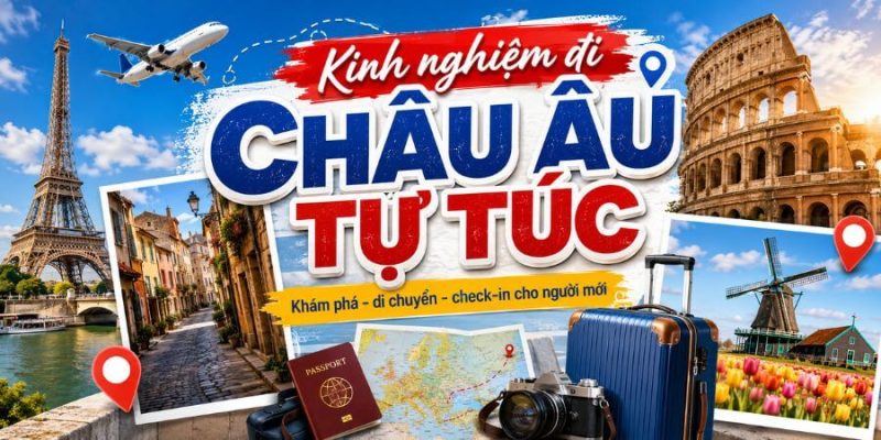 kinh nghiệm đi châu âu tự túc