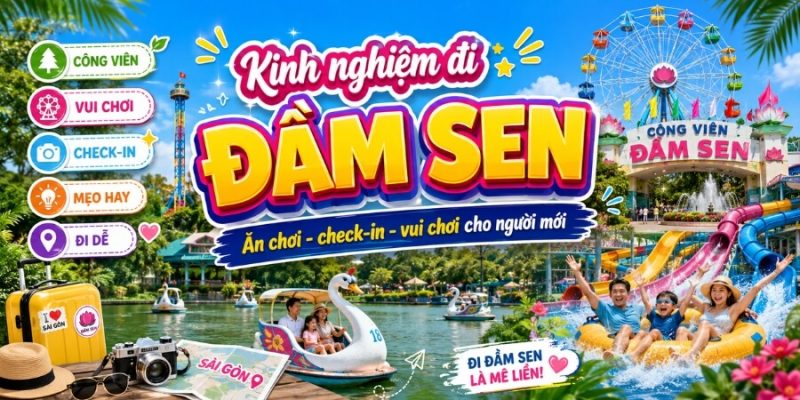 kinh nghiệm đi đầm sen
