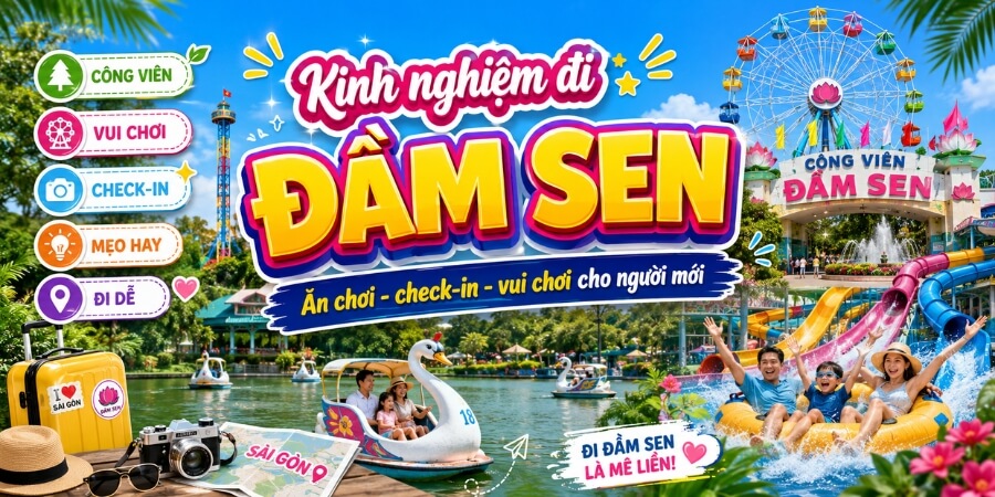kinh nghiệm đi đầm sen