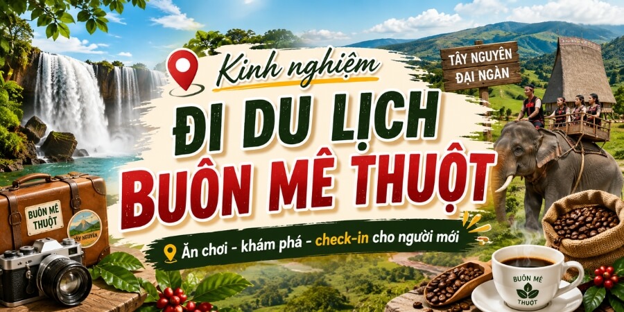 kinh nghiệm đi du lịch buôn mê thuột